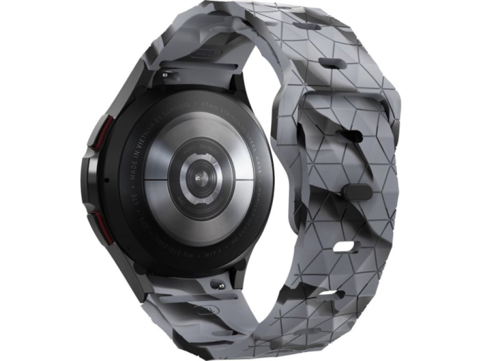 Vroubkovaný řemínek se vzorkem pro Samsung Galaxy Watch 4/5/6