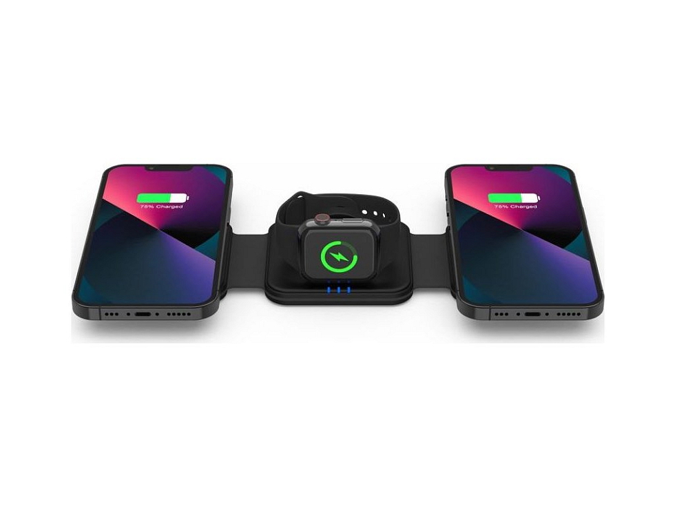 Nabíječka pro iPhone, Apple Watch a AirPods - Tech-Protect, A24 MagSafe Wireless Charger Black