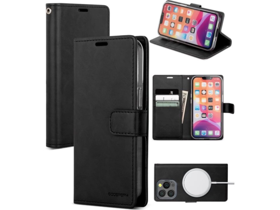 Ochranné pouzdro pro iPhone 13 Pro MAX - Mercury, Bluemoon Diary Black