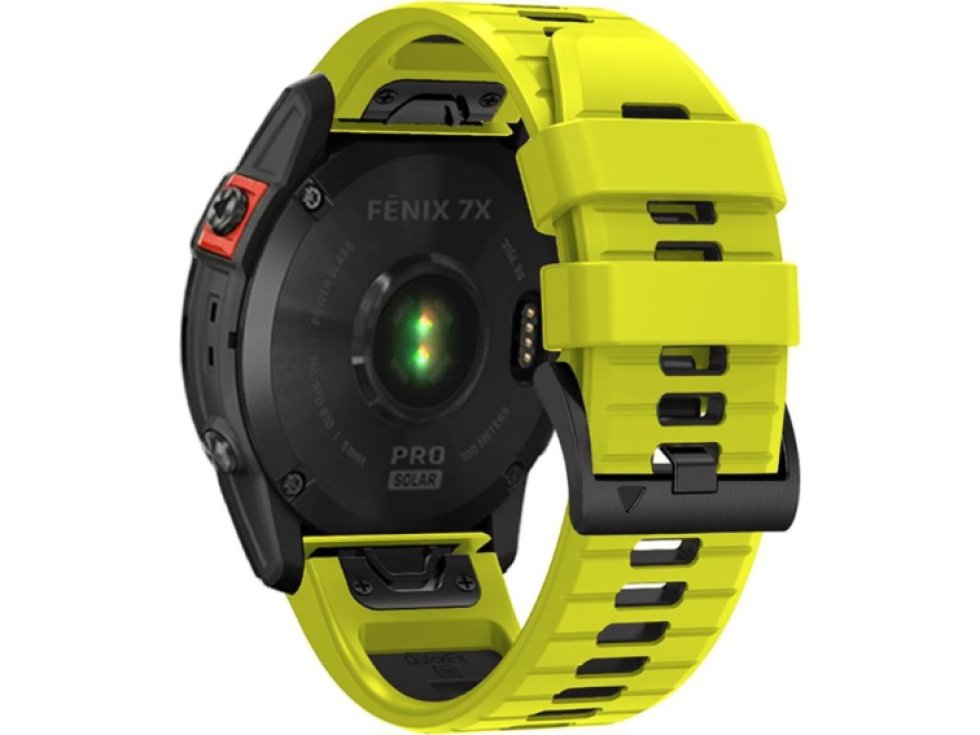 Řemínek pro Garmin Fenix 3 / 5X / 3HR / 5X PLUS / 6X / 6X PRO / 7X - Tech-Protect, Iconband Pro Lime/Black