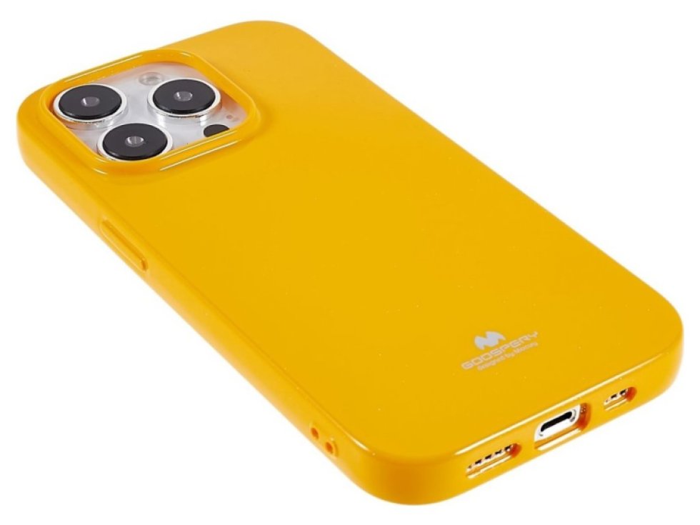 Ochranný kryt pro iPhone 14 Pro MAX - Mercury, Jelly Yellow