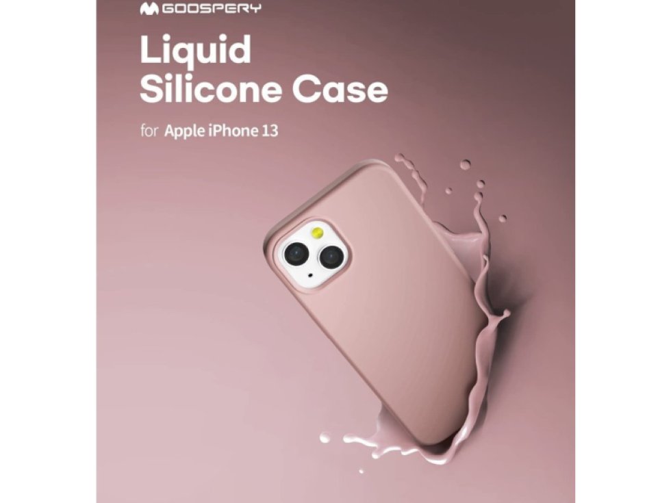 Ochranný kryt pro iPhone 13 - Mercury, Silicone Pink Sand