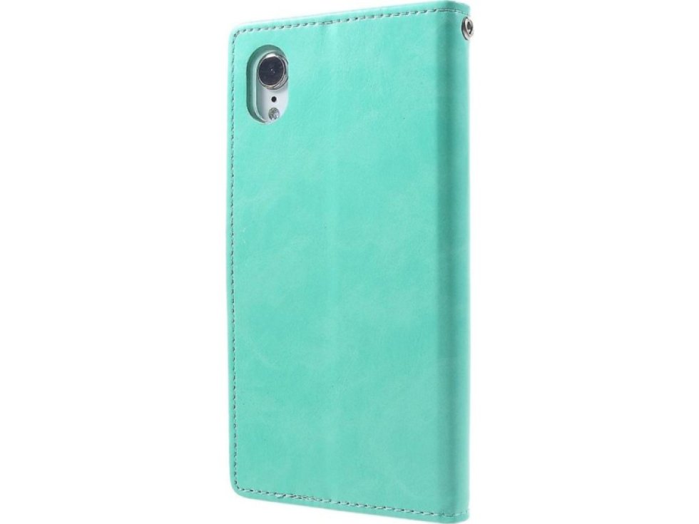 Pouzdro / kryt pro iPhone XR - Mercury, Bluemoon Diary Mint