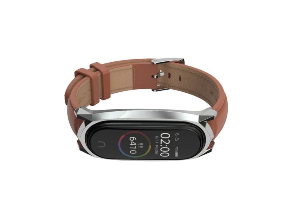 Herms pro Xiaomi Mi Band 5 / 6 hnědá
