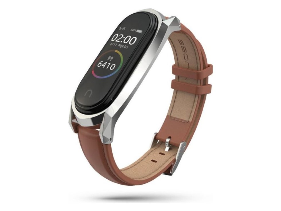 Herms pro Xiaomi Mi Band 5 / 6 hnědá