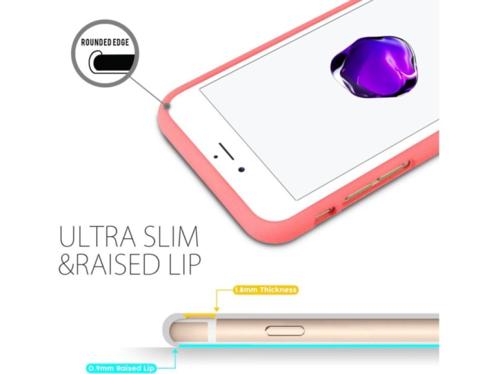 Ochranný kryt pro iPhone 7 PLUS / 8 PLUS - Mercury, Soft Feeling Pink