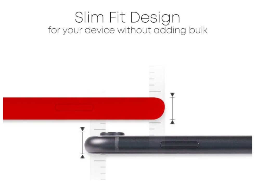 Ochranný kryt pro iPhone XR - Mercury, Silicone Red