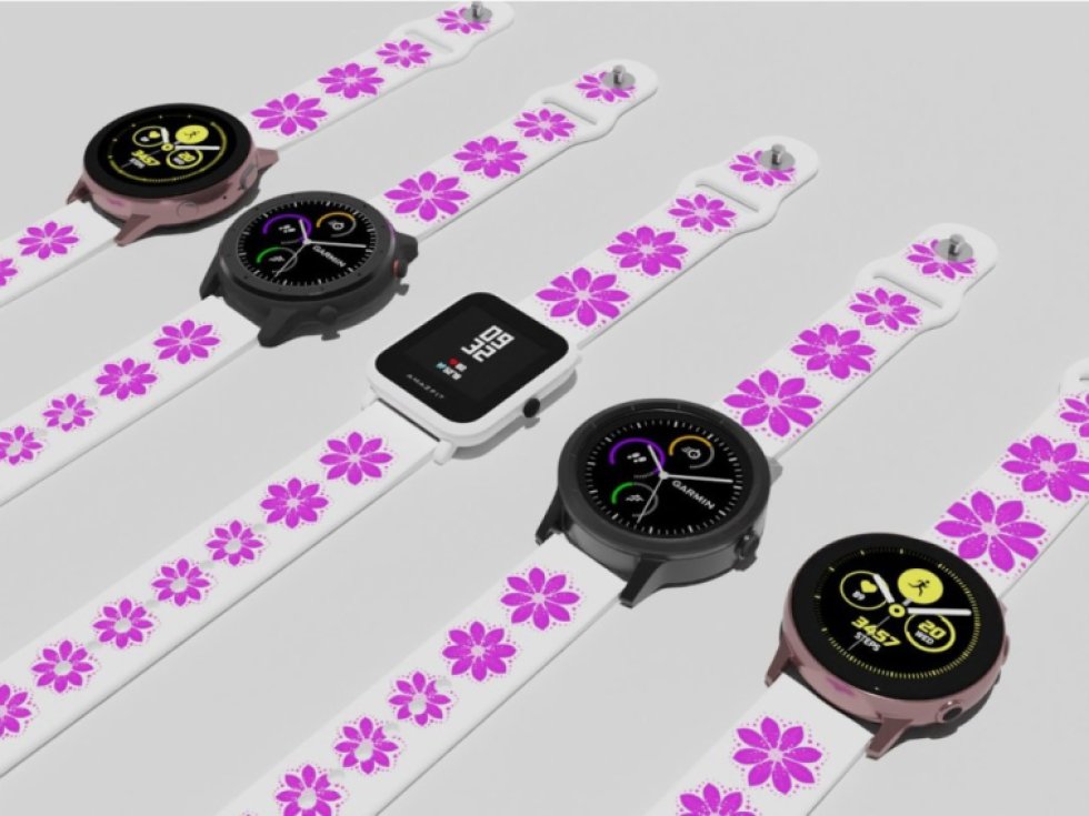 FIALOVÁ KVĚTINA řemínek 20 mm