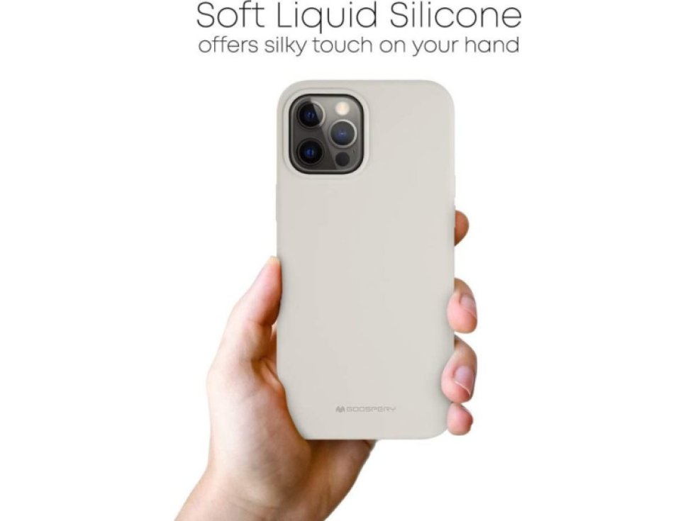 Ochranný kryt pro iPhone 12 Pro MAX - Mercury, Silicone Stone