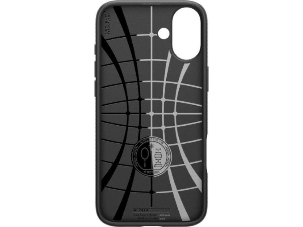 Ochranný kryt na iPhone 16 PLUS- Spigen, Liquid Air Matte Black