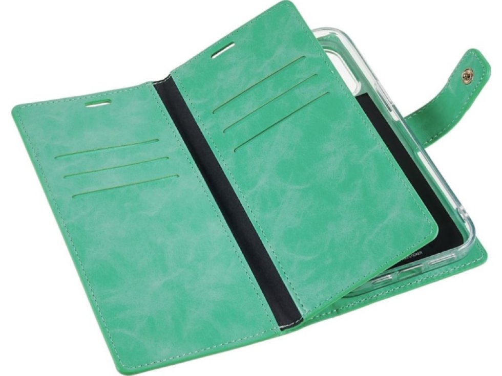 Ochranné pouzdro na iPhone 15 Pro - Mercury, Mansoor Diary Mint