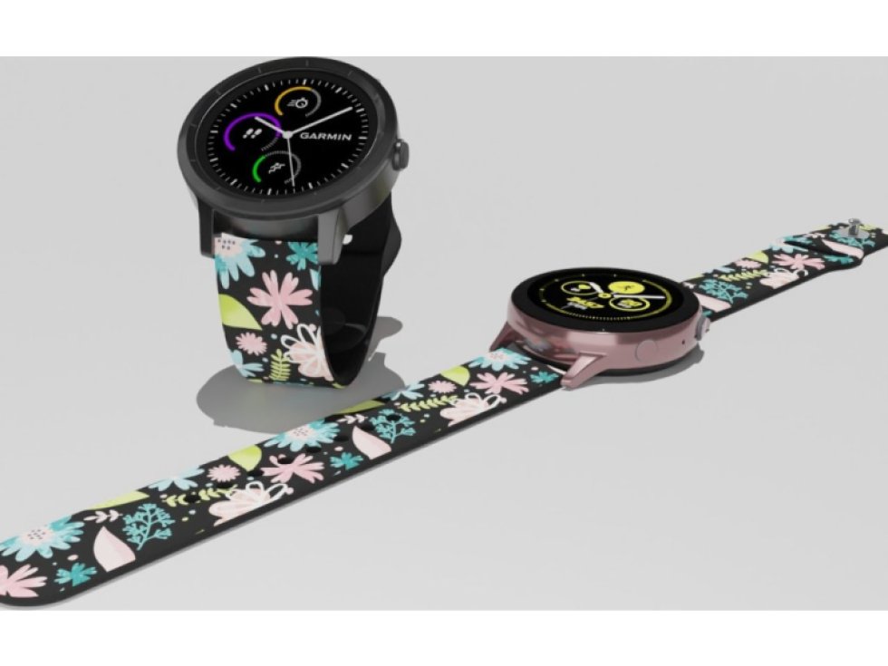 KVĚTY A VĚTVIČKY řemínek 22 mm