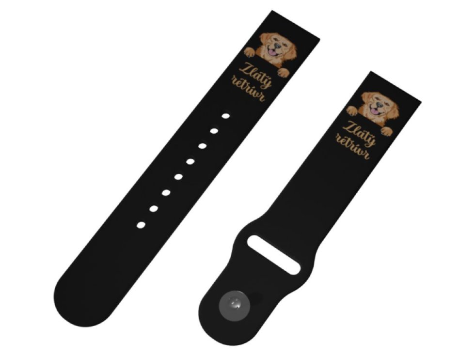 Zlatý retrívr řemínek 22 mm