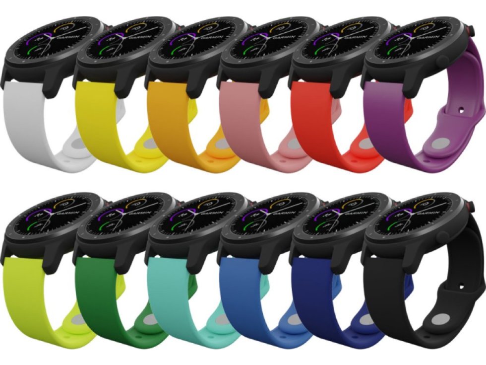 Jednobarevný náhradní řemínek 22mm