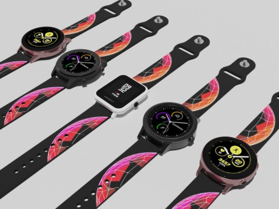 RŮŽOVÁ PLANETKA řemínek 22 mm