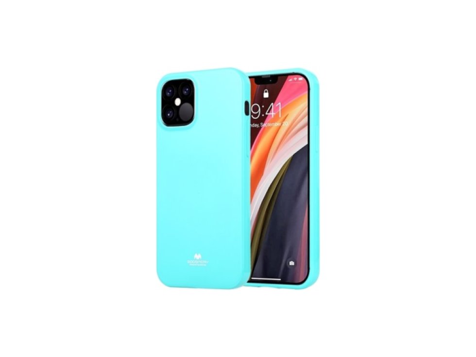 Ochranný kryt pro iPhone 12 Pro MAX - Mercury, Jelly Mint