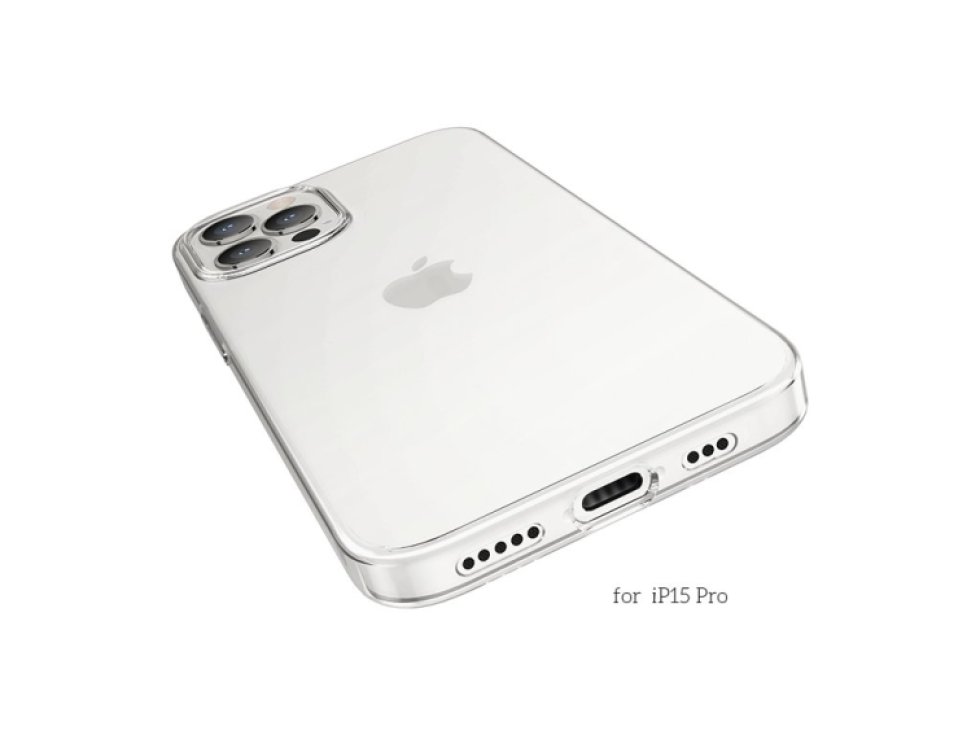 Ultratenký kryt na iPhone 15 Pro - Hoco, Light Transparent