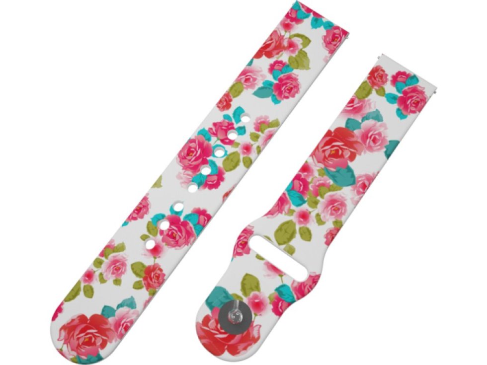 ČERVENÉ RŮŽIČKY řemínek 20 mm