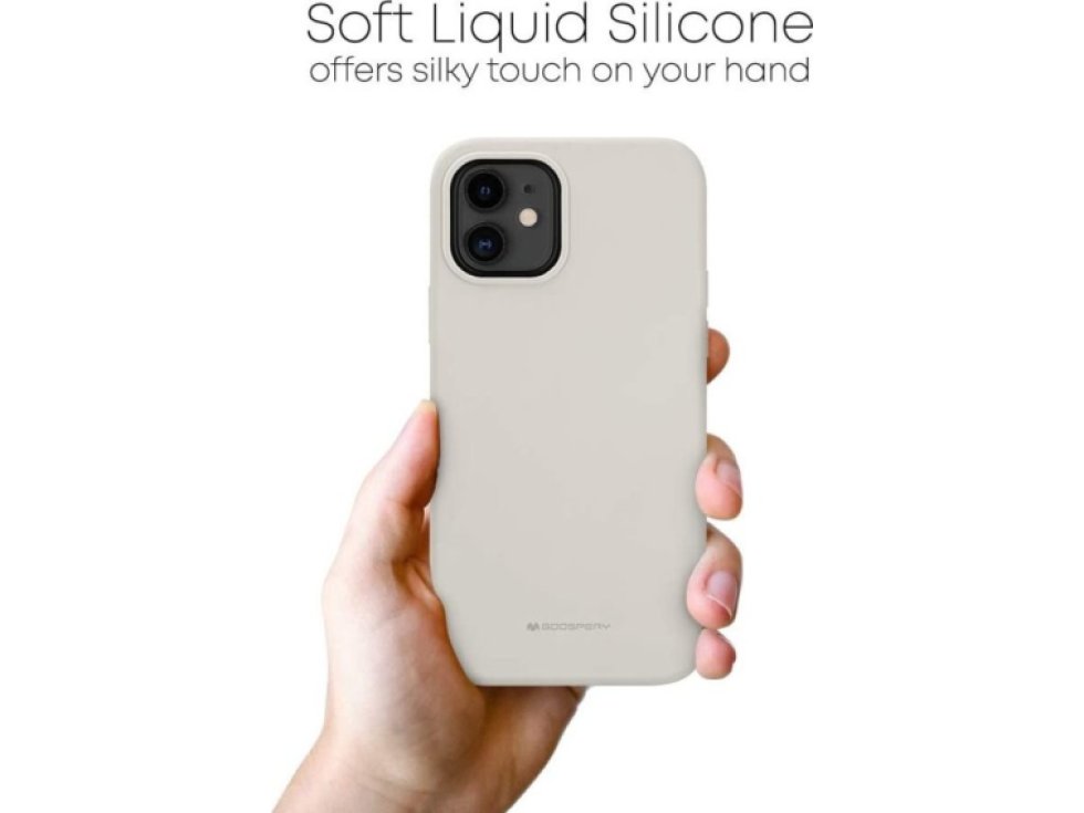 Ochranný kryt pro iPhone 12 / 12 Pro - Mercury, Silicone Stone