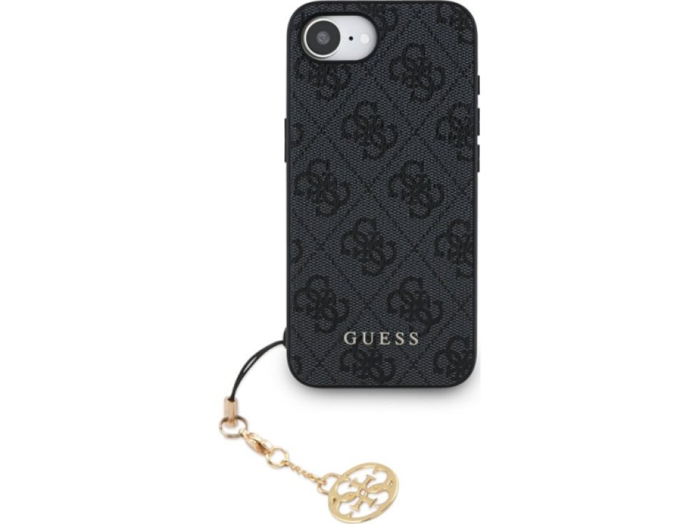 Ochranný kryt na iPhone 16e - Guess, 4G Charm Gray GUHCPSE4GF4GCK