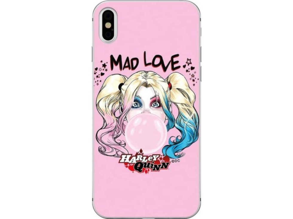 Ochranný kryt pro iPhone XS / X - DC, Harley Quinn 001 Pink WPCHARLEY678