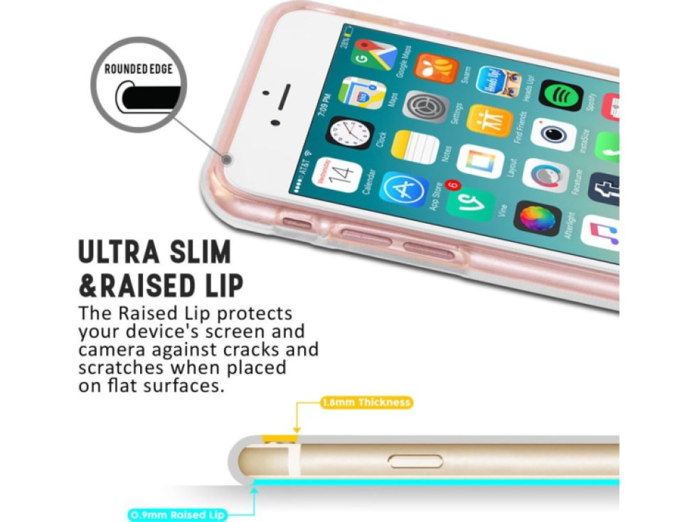 Pouzdro / kryt pro iPhone 7 / 8 / SE (2020/2022) - Mercury, Jelly Transparent