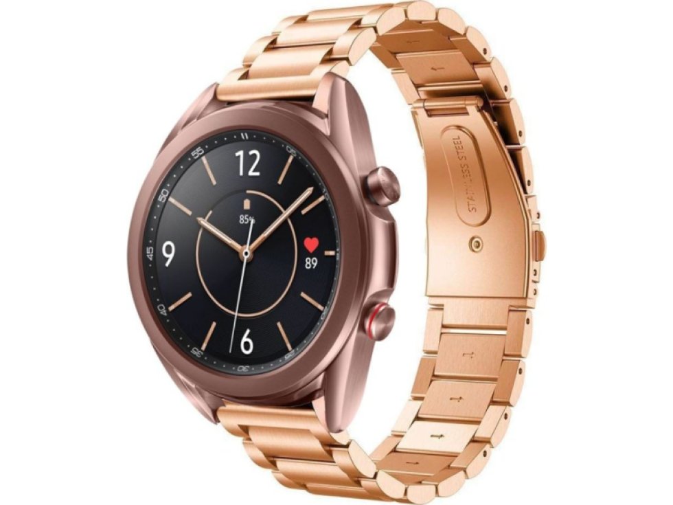 Řemínek pro Samsung Galaxy Watch 41mm - Tech-Protect, Stainless Rose