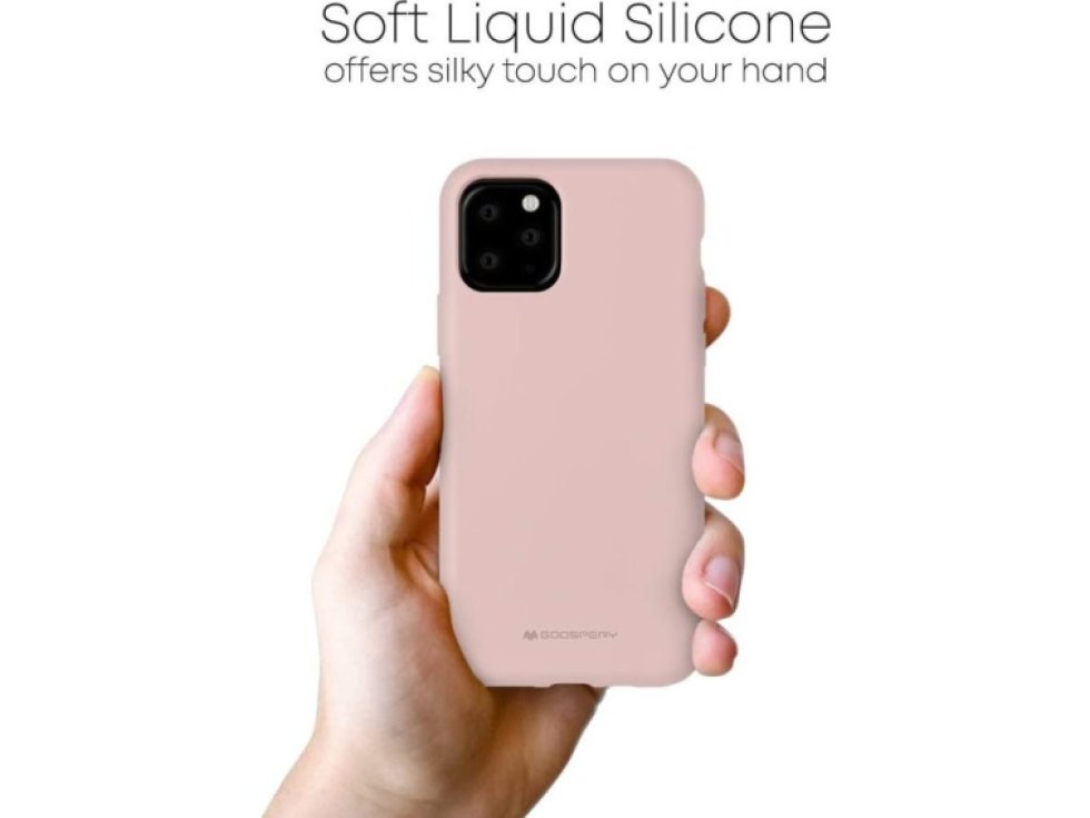 Ochranný kryt pro iPhone 11 Pro - Mercury, Silicone Pink Sand