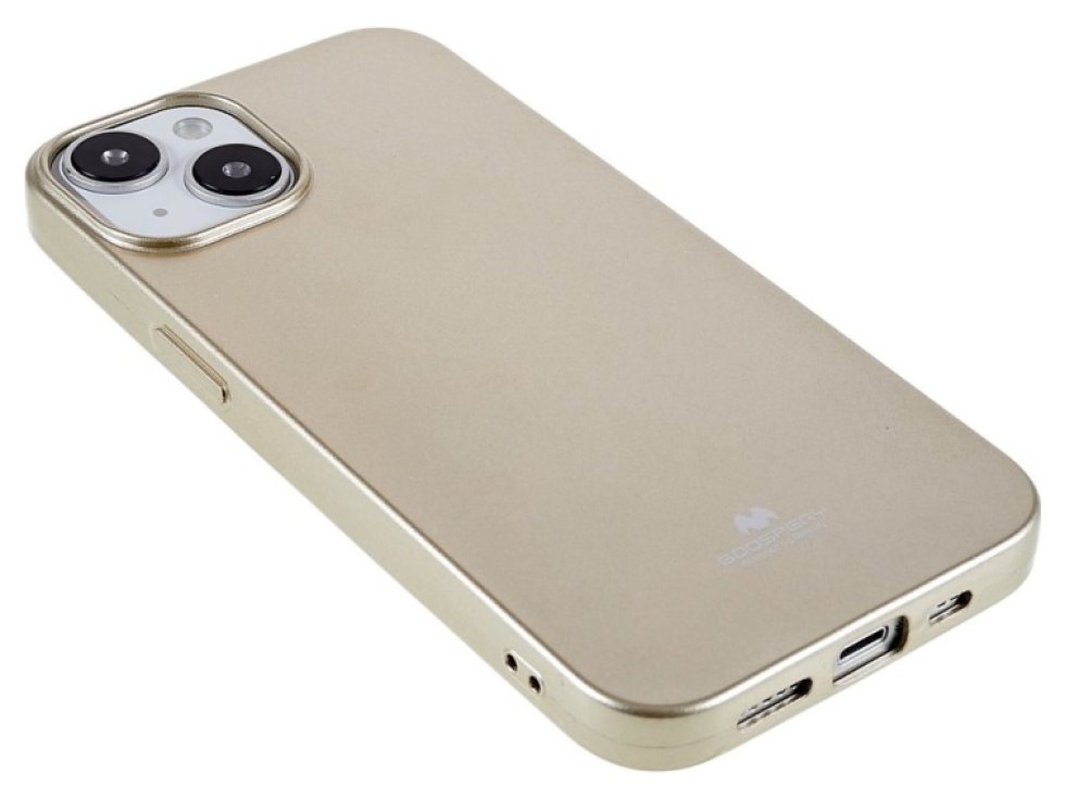 Ochranný kryt pro iPhone 14 PLUS - Mercury, Jelly Gold