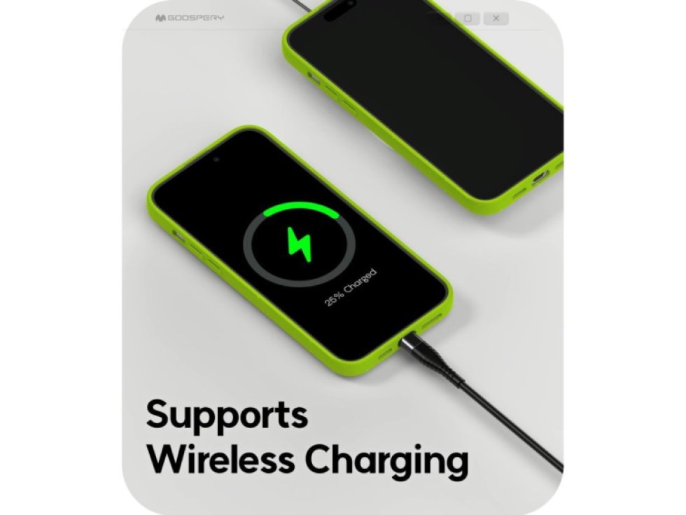 Ochranný kryt na iPhone 15 PLUS - Mercury, Jelly Lime