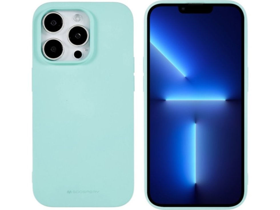 Ochranný kryt pro iPhone 14 Pro - Mercury, Soft Feeling Mint