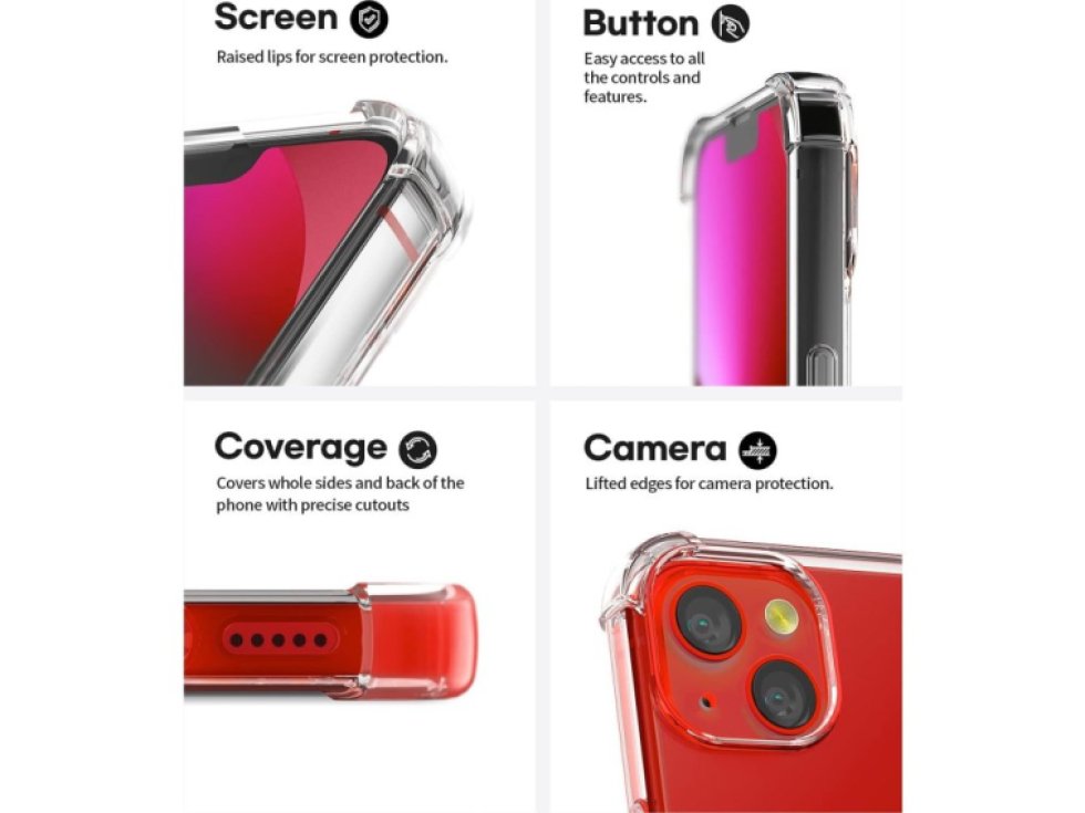 Ochranný kryt pro iPhone 13 mini - Mercury, SuperProtect Transparent