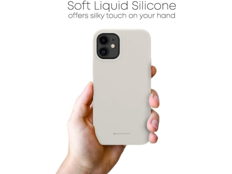Ochranný kryt pro iPhone 12 mini - Mercury, Silicone Stone