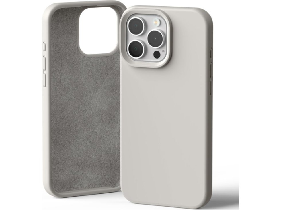 Ochranný kryt na iPhone 16 Pro MAX - Mercury, Silicone Stone