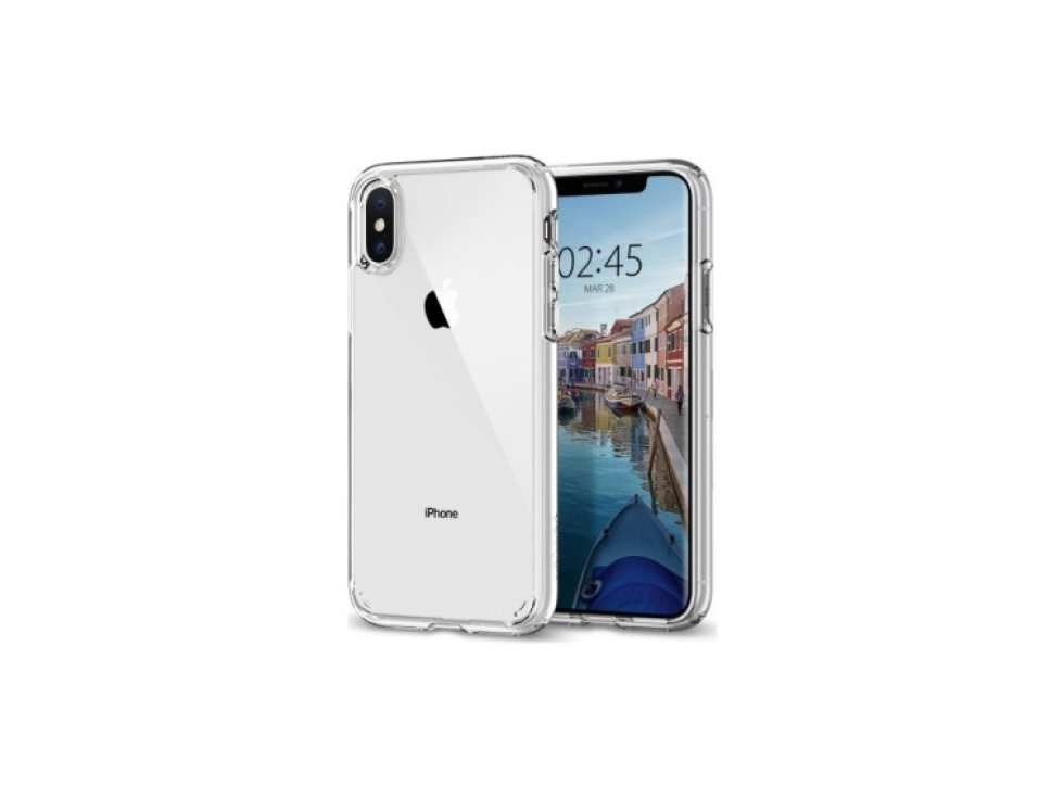 Ochranný kryt pro iPhone XS / X - Spigen, Ultra Hybrid Crystal 063CS25115