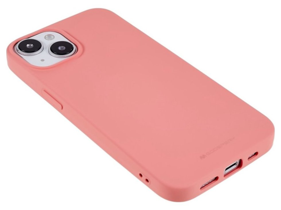 Ochranný kryt na iPhone 15 - Mercury, Soft Feeling Pink