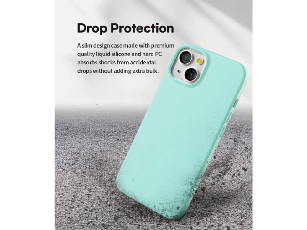 Ochranný kryt pro iPhone 13 mini - Mercury, Soft Feeling Mint