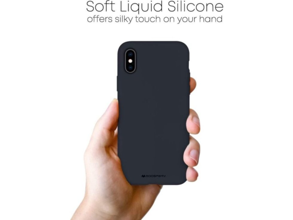 Ochranný kryt pro iPhone XS / X - Mercury, Silicone Navy
