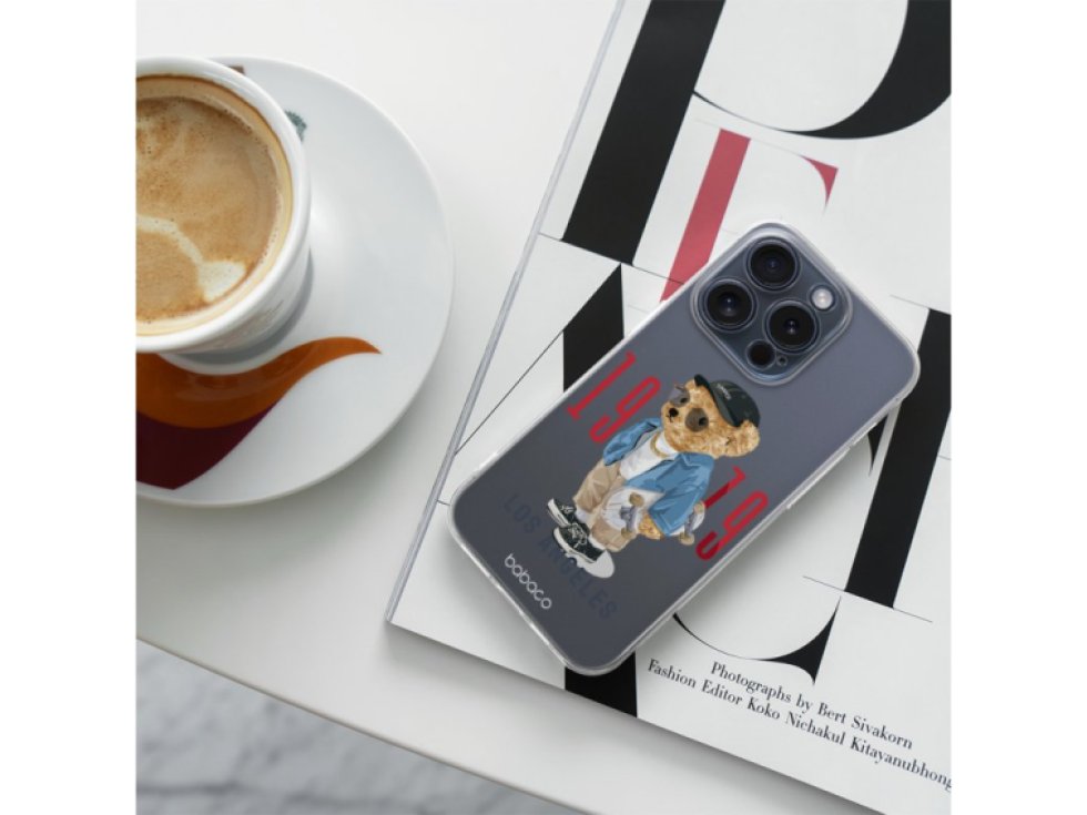 Ochranný kryt na iPhone 12 Pro MAX - Babaco, Teddy Los Angeles 001 BPCTEDDY14507