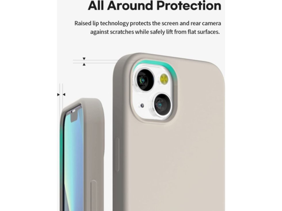 Ochranný kryt pro iPhone 13 mini - Mercury, Silicone Stone