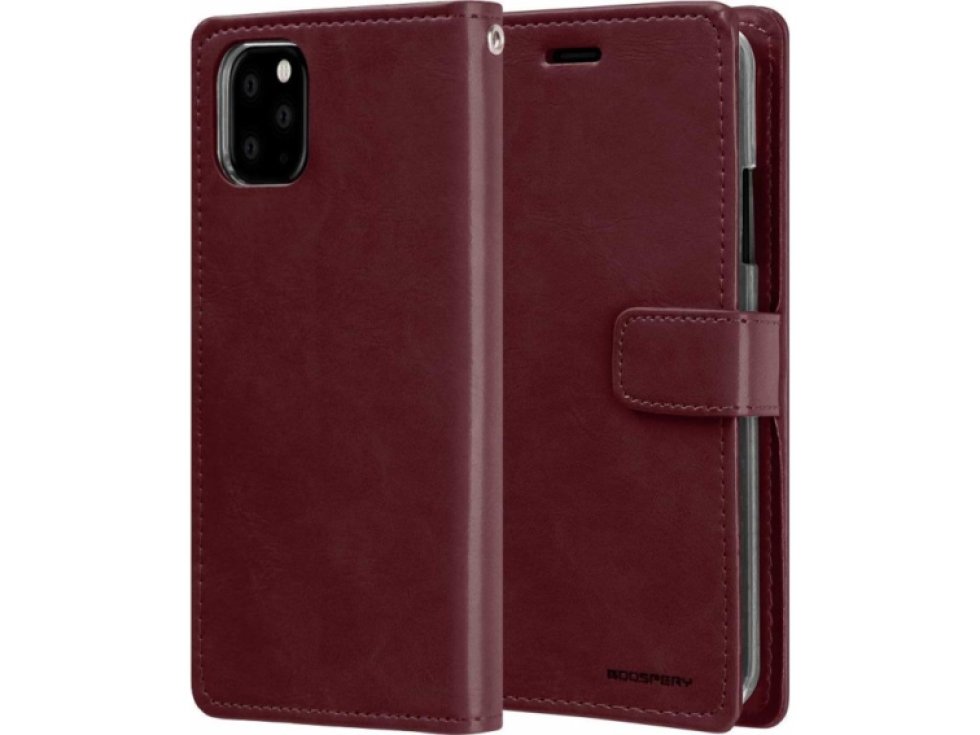 Pouzdro na iPhone 11 Pro MAX - Mercury, Bluemoon Diary WINE