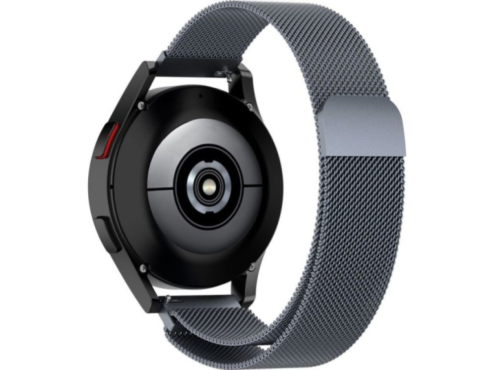 Řemínek pro Samsung Galaxy Watch 40mm / 42mm / 44mm / 46mm - Tech-Protect, Milaneseband Gray