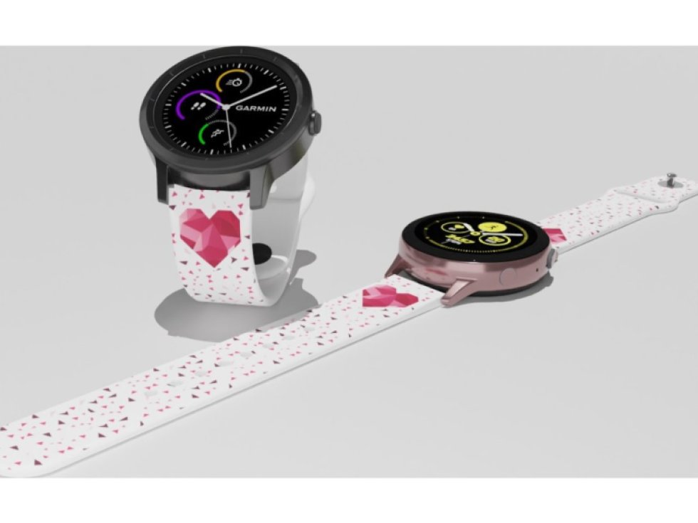 SRDCE S TROJÚHELNÍKY řemínek 22 mm