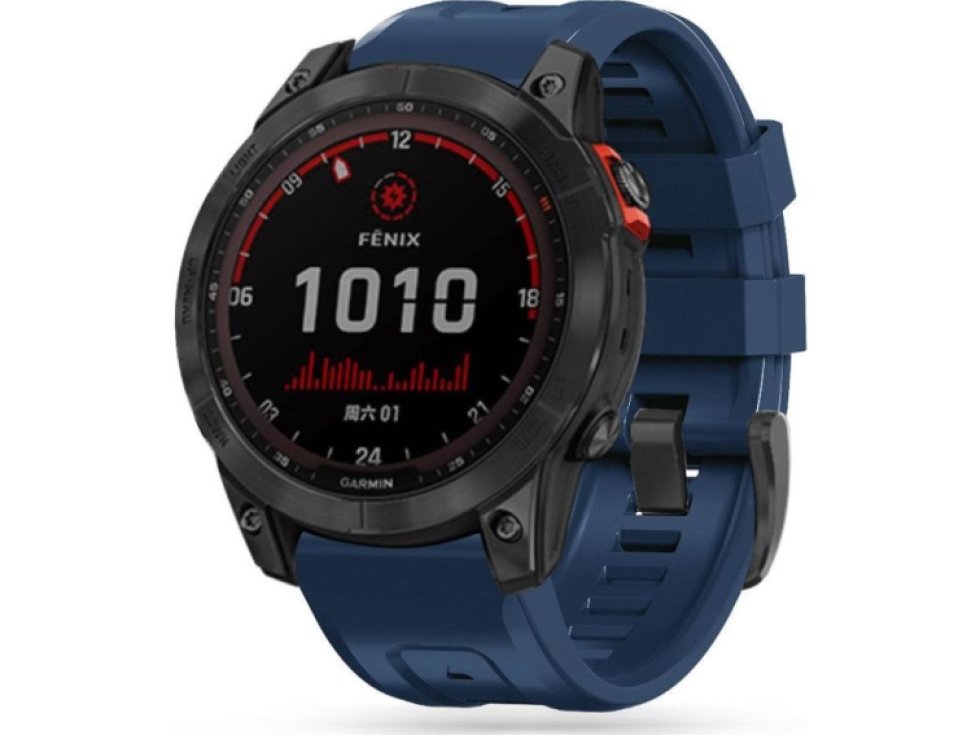 Řemínek pro Garmin Fenix 5 / 6 / 6 PRO / 7 - Tech-Protect, Iconband Navy Blue