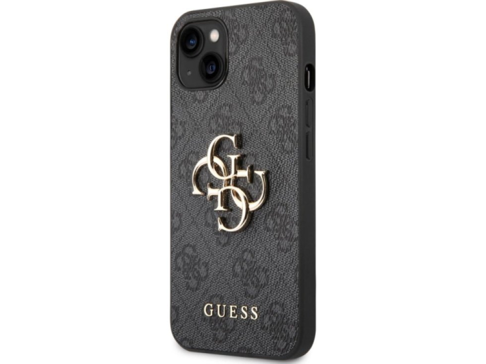 Ochranný kryt pro iPhone 14 - Guess, 4G Logo Back Gray GUHCP14S4GMGGR