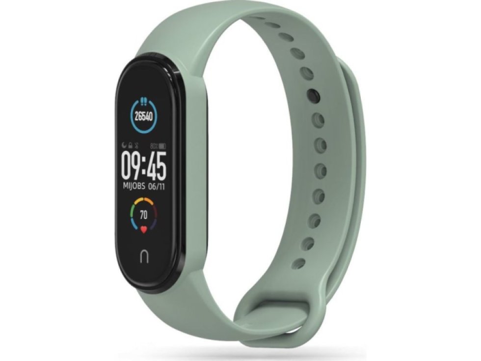 Řemínek pro Xiaomi Mi Band 5 / 6 / 7 - Tech-Protect, Iconband Olive