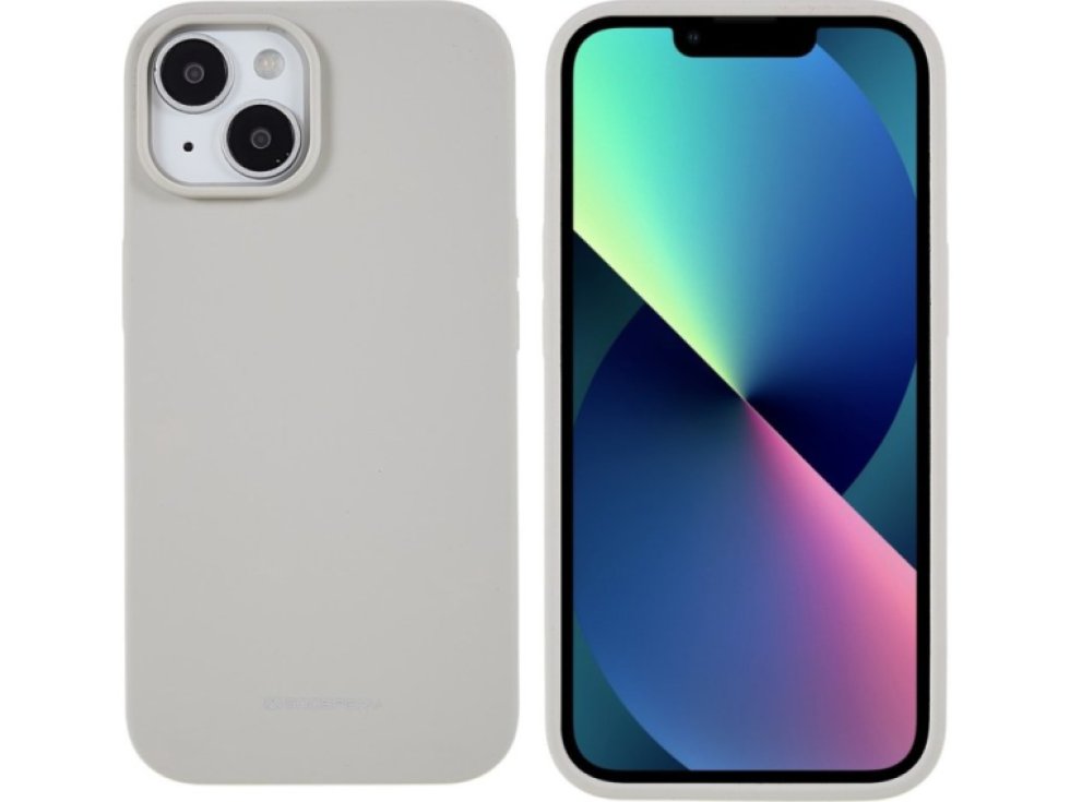 Ochranný kryt pro iPhone 14 - Mercury, Silicone Stone