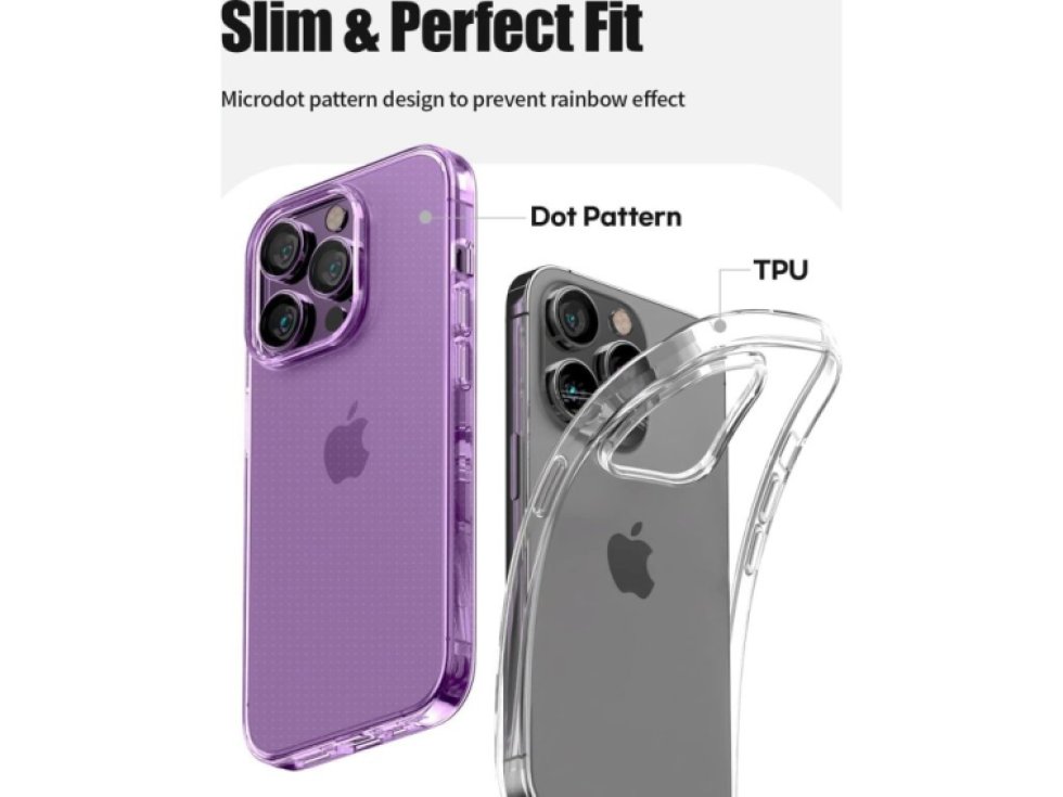 Ochranný kryt pro iPhone 14 Pro - Mercury, Jelly Transparent