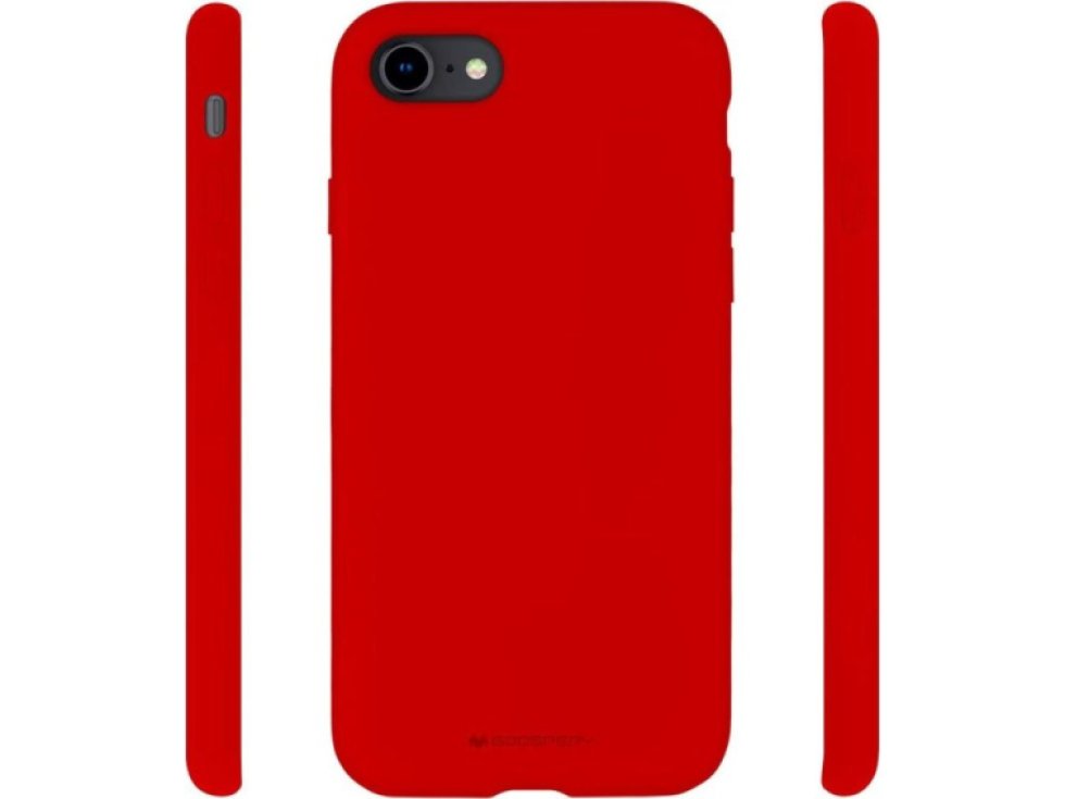 Ochranný kryt pro iPhone 7 / 8 / SE (2020/2022) - Mercury, Silicone Red