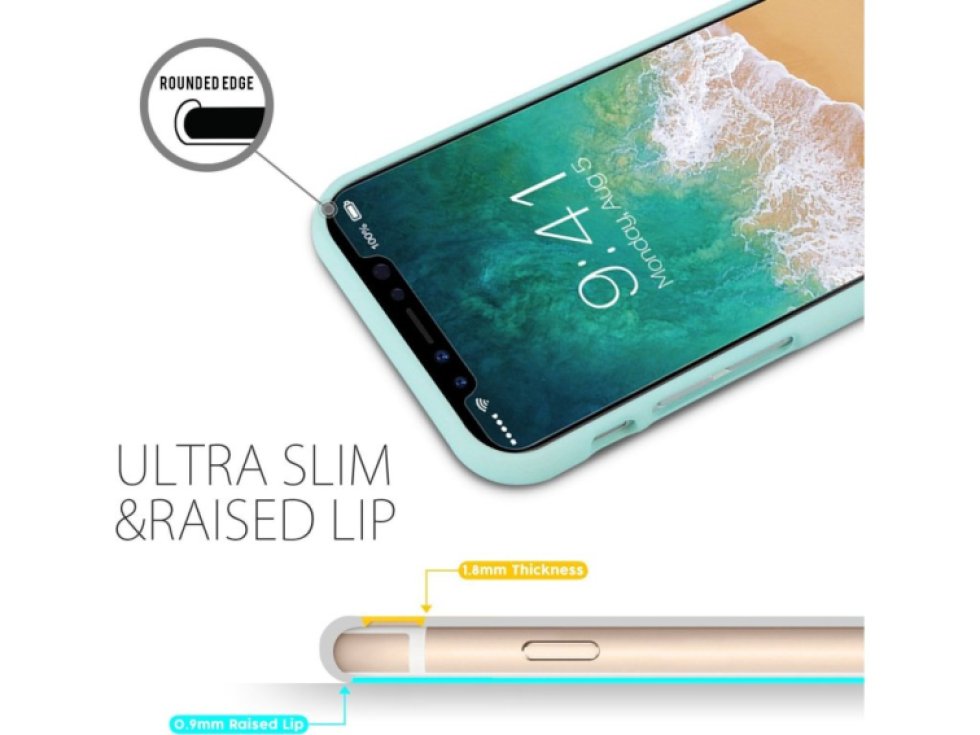 Ochranný kryt pro iPhone XS / X - Mercury, Soft Feeling Mint